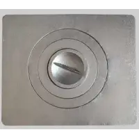 Плита чугунная одноконфорочная П1-3, 410х340мм, (Б)