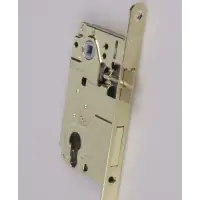 Замок дверной под цилиндр HANDLE DESIGN 8001С SG матовое золото
