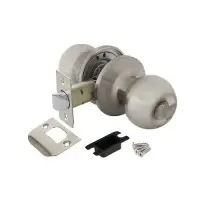 Ручка-защелка фиксатор Ajax (Аякс) DK682 SN-BK (6082 SN-B) матовый никель(39537)