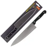 Нож MALLONY MAL-01CL (поварской) ручка пластиковая, 20см, CLASSICO
