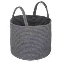 Корзина для хранения "Хлопок", Д300 Ш300 В250, серый