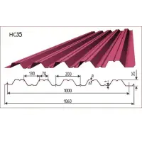 Профнастил НС-35(Тип), 0.4 мм, PE, RAL ** Stynergy, 1.06 * м2