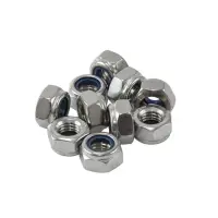 Гайка с нейлоновой вставкой М8 DIN 985 оцинк (уп 8шт) SteelRex