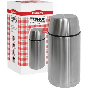 Термос MALLONY SE-1000B, 1л, нержавеющая сталь*