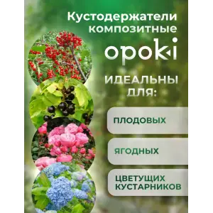 Кустодержатель садовый OPOKI 35 x 35 x 65 см