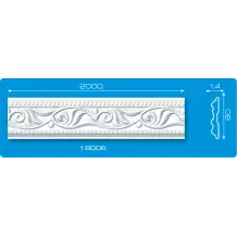 Молдинг ФОРМАТ 18006 инжекционный белый 2 м