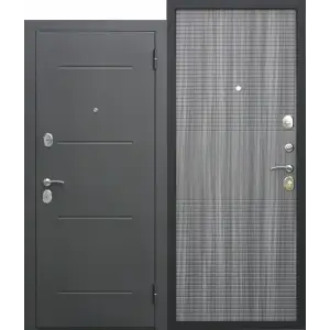 Дверь мет. FERRONI Гарда муар 7,5см 860х2050 "Пр" Металл/ВЕНГЕ ТОБАККО МДФ