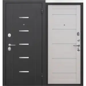 Дверь мет. FERRONI Гарда муар царга 7,5 см 860х2050 "Л" Металл/ЛИСТВЕННИЦА БЕЖ МДФ