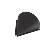 Заглушка конька полукруглого торцевая (Kонусная) Corundum 50, RAL 7024 (мокрый асфальт), STYNERGY