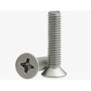 Винт М3x10 DIN 965 потай шлиц Ph,оцинк (уп 30шт) SteelRex