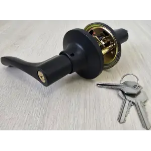 Ручка-защелка ключ/фиксатор ARSENAL 891 BLACK ET черный