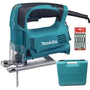 Лобзик MAKITA 4329KX1 (450Вт, 65мм, рег. оборотов, кейс) + НАБОР ПИЛОК
