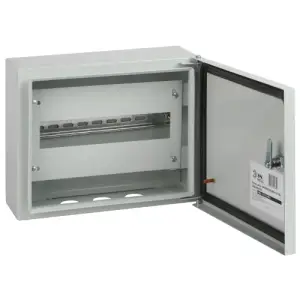Корпус металлический навесной ЭРА SIMPLE ЩРНг-12 (250х300х120) IP54 У2 серый