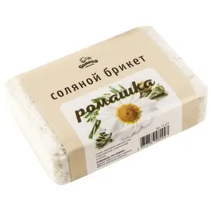 Брикет соляной "Ромашка", 1,2 кг, БАННАЯ ЛИНИЯ