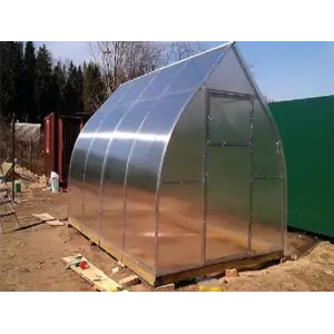 Теплица оцинкованная 3х4 РОСИНКА (шаг 1м) труба 25*25, каркас