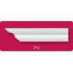Плинтус потолочный ЛАГОМ 7-V экструзионный 2,0 м