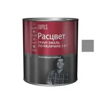 Грунт-эмаль по ржавчине 3 в 1 серая 1,9кг РАСЦВЕТ