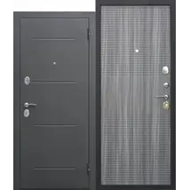 Дверь мет. FERRONI Гарда муар 7,5см 860х2050 "Пр" Металл/ВЕНГЕ ТОБАККО МДФ