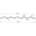 Профнастил "Металлпрофиль" НС-35(Тип), 0.5 мм Norman, PE, RAL ** 1.06 * м2
