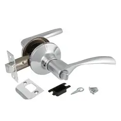 Ручка-защелка фиксатор Ajax (Аякс) DK610 CP-BK (6010 CP-B) хром