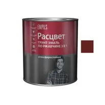 Грунт-эмаль по ржавчине 3 в 1 вишневая (RAL 3004) 1,9 кг РАСЦВЕТ