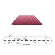 Профнастил С-8(Тип), 0.45 мм, PE двухсторон RAL ** Stynergy, 1.2 * м2
