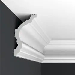 Плинтус потолочный ФОРМАТ из дюрополимера 80*42*2000 арт.09002D