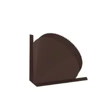 Заглушка конька полукруглого торцевая (Kонусная) Corundum 50, RAL **, STYNERGY