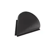 Заглушка конька полукруглого торцевая (Kонусная) Corundum 50, RAL 7024 (мокрый асфальт), STYNERGY
