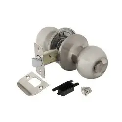 Ручка-защелка фиксатор Ajax (Аякс) DK682 SN-BK (6082 SN-B) матовый никель(39537)
