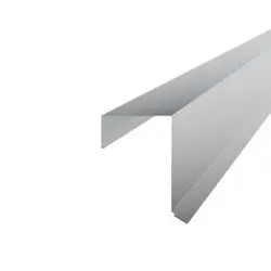 Планка торцевая кровельная для фальца Zn 0,45мм, длина 2 метра, Stynergy