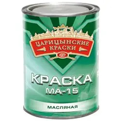 Краска МА-15 ярко-зеленая "Царицынские краски" 0,8 кг