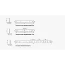 Направляющая АЛБЕС T-24 "NORMA" 3,7 м металлик