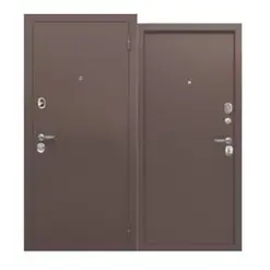 Дверь мет. FERRONI 9см 960х2050 "Л" Медный антик/ Медный антик