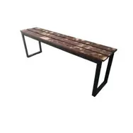 Скамейка Прима ( окрашенный профиль 40*20, дерево обработанное) 1200*320*500