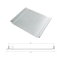 Кликфальц Double Pro Grand Line 0,5мм оцинкованный(Тип), 0.51*м2