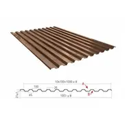 Профнастил С-21(Тип), 0.4 мм, PE двухсторон RAL ** Stynergy, 1.051 * м2